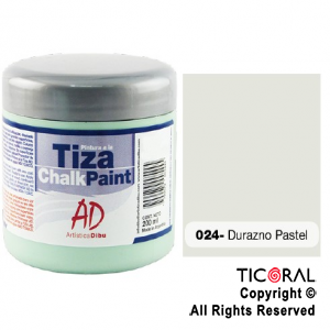 PINTURA TIZA AD 024 DURAZNO PASTEL 200ML X 3 UNIDADES